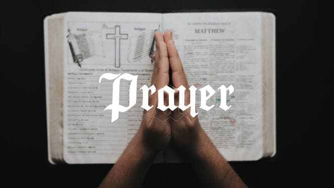 Hands folded in prayer